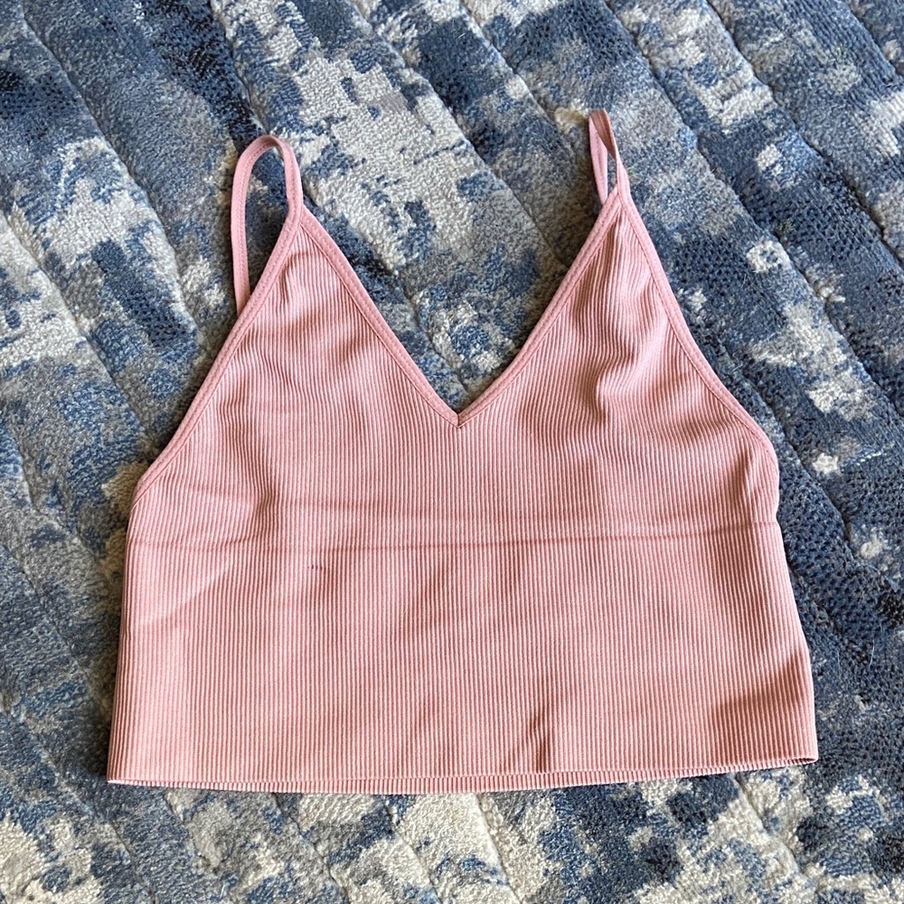 Pink Ribbed Women's Top from Dynamic